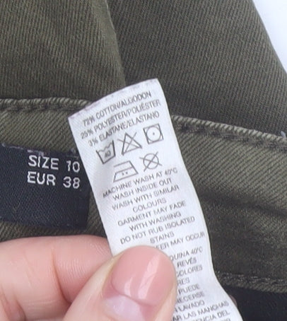 Dunnes Stores Women's Green Skinny Jeans Size 10