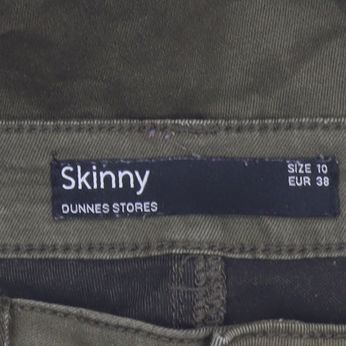 Dunnes Stores Women's Green Skinny Jeans Size 10