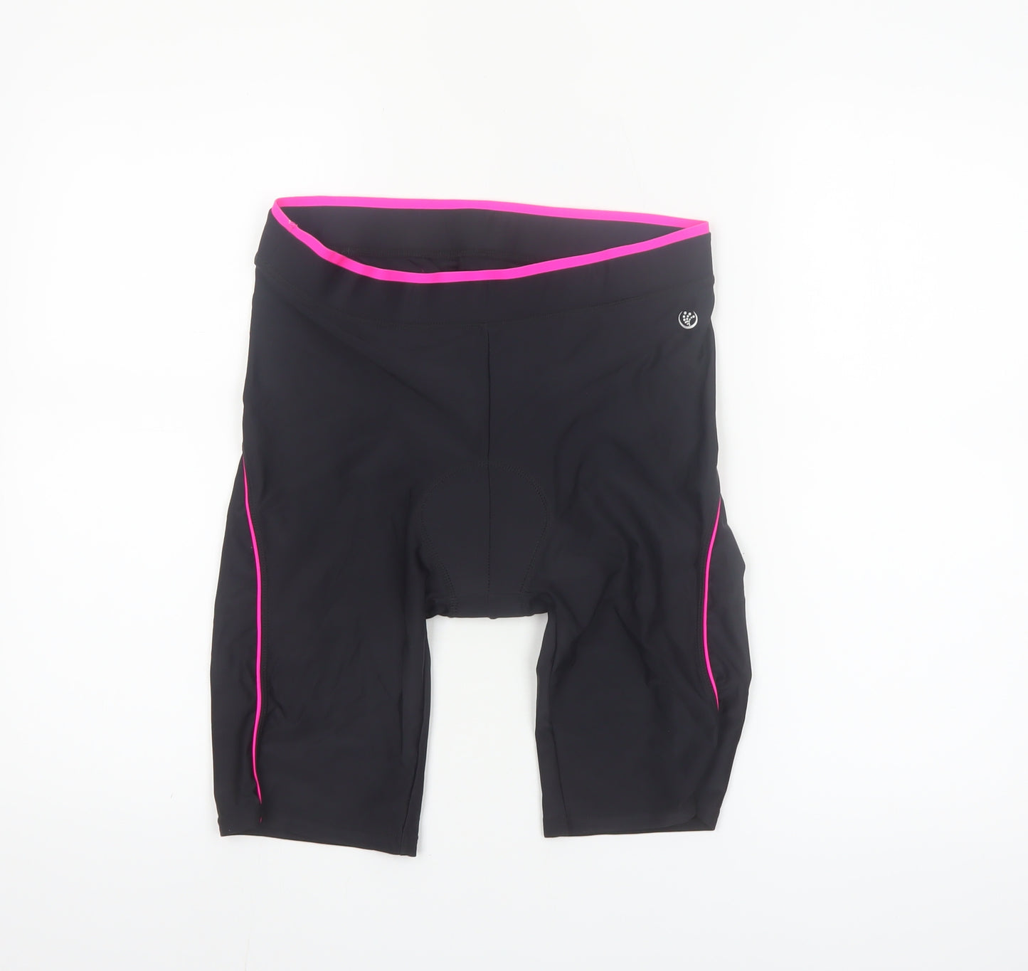 Dunnes Stores Women Black Medium Biker Activewear Shorts Nylon Blend