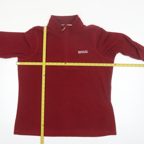 Regatta Great Outdoors Womens Red Fleece Pullover Sweatshirt UK 18