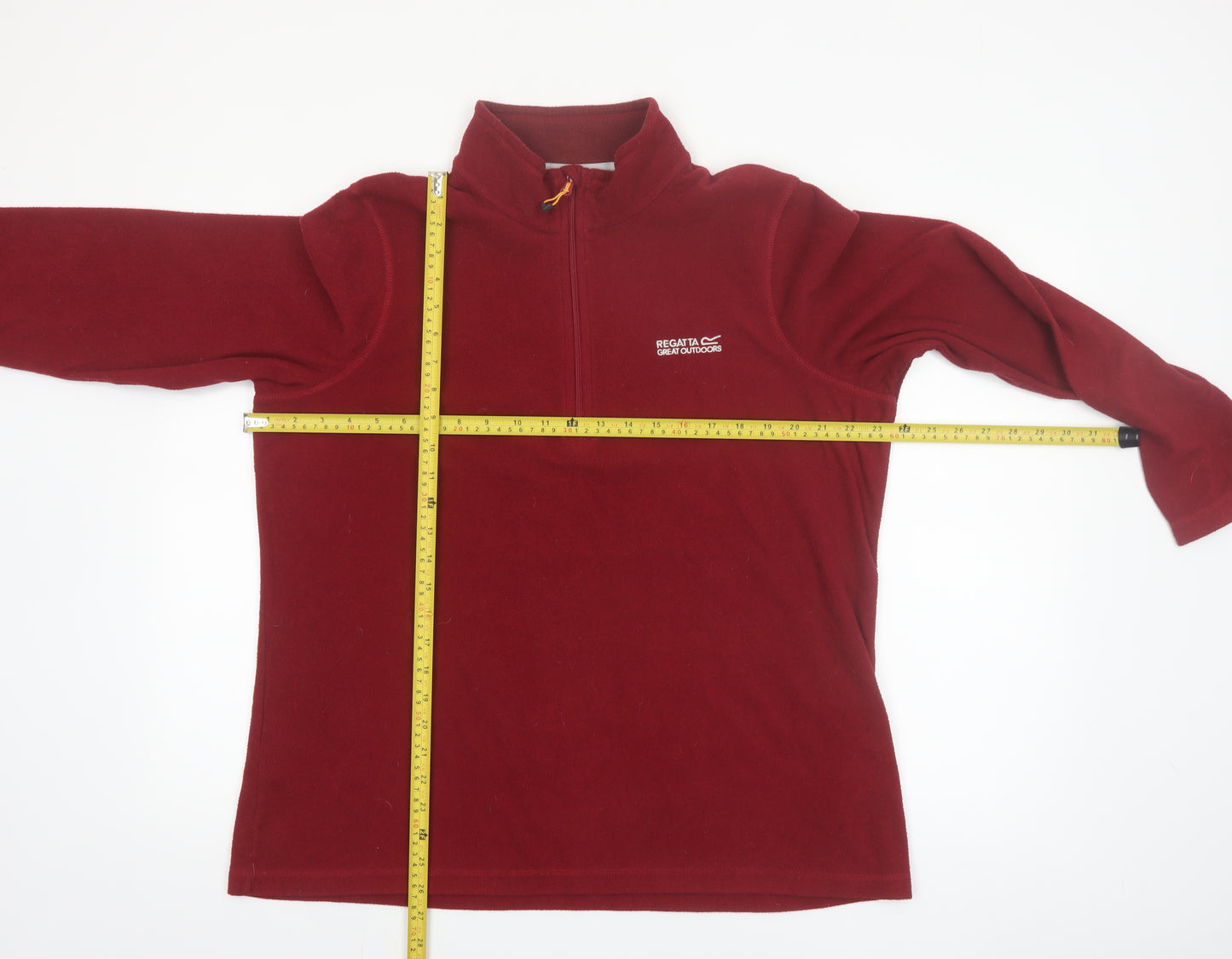 Regatta Great Outdoors Womens Red Fleece Pullover Sweatshirt UK 18