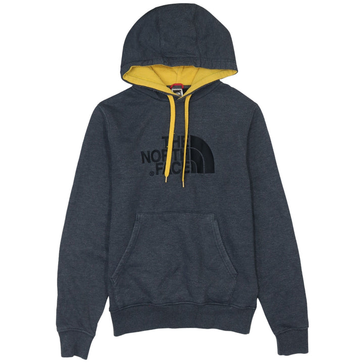 The North Face Men’s Blue Pullover Hoodie Small Outdoor Cotton Blend