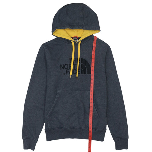The North Face Men’s Blue Pullover Hoodie Small Outdoor Cotton Blend