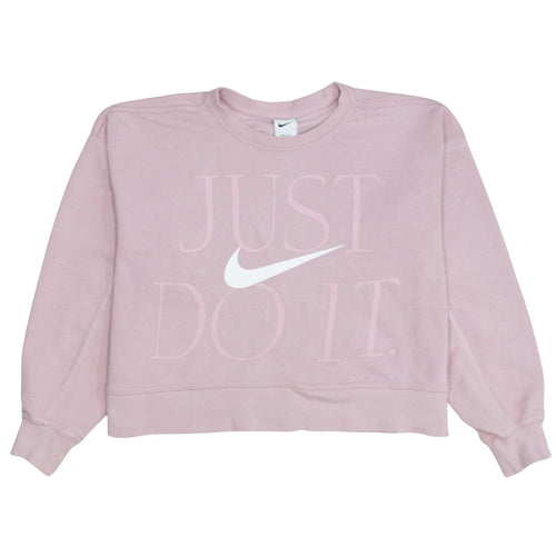 Nike Women's Pink Dri-Fit Pullover Sweatshirt Small