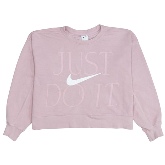 Nike Women's Pink Dri-Fit Pullover Sweatshirt Small