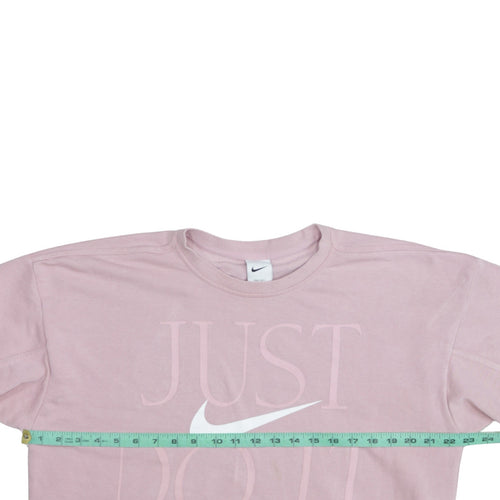 Nike Women's Pink Dri-Fit Pullover Sweatshirt Small