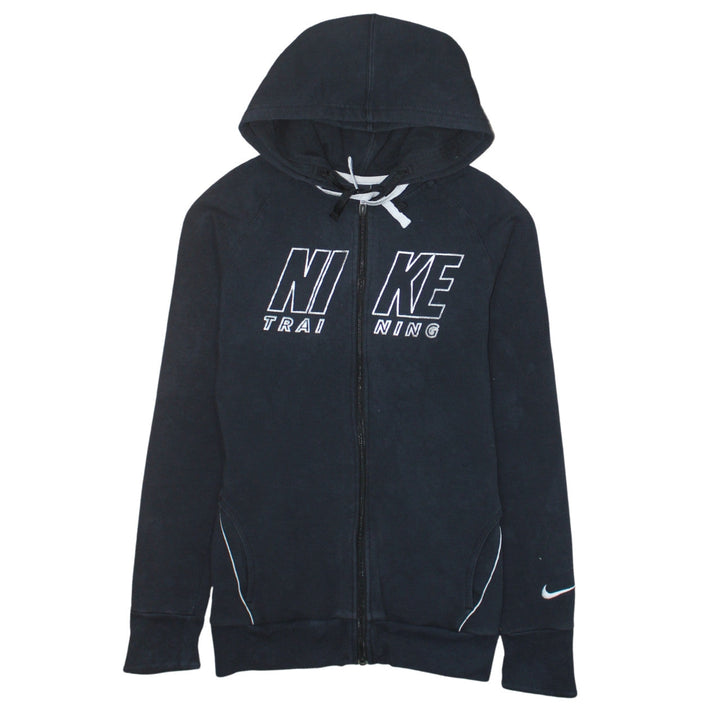 Nike Womens Black Dri-Fit Full Zip Hoodie Size S Training Sweatshirt