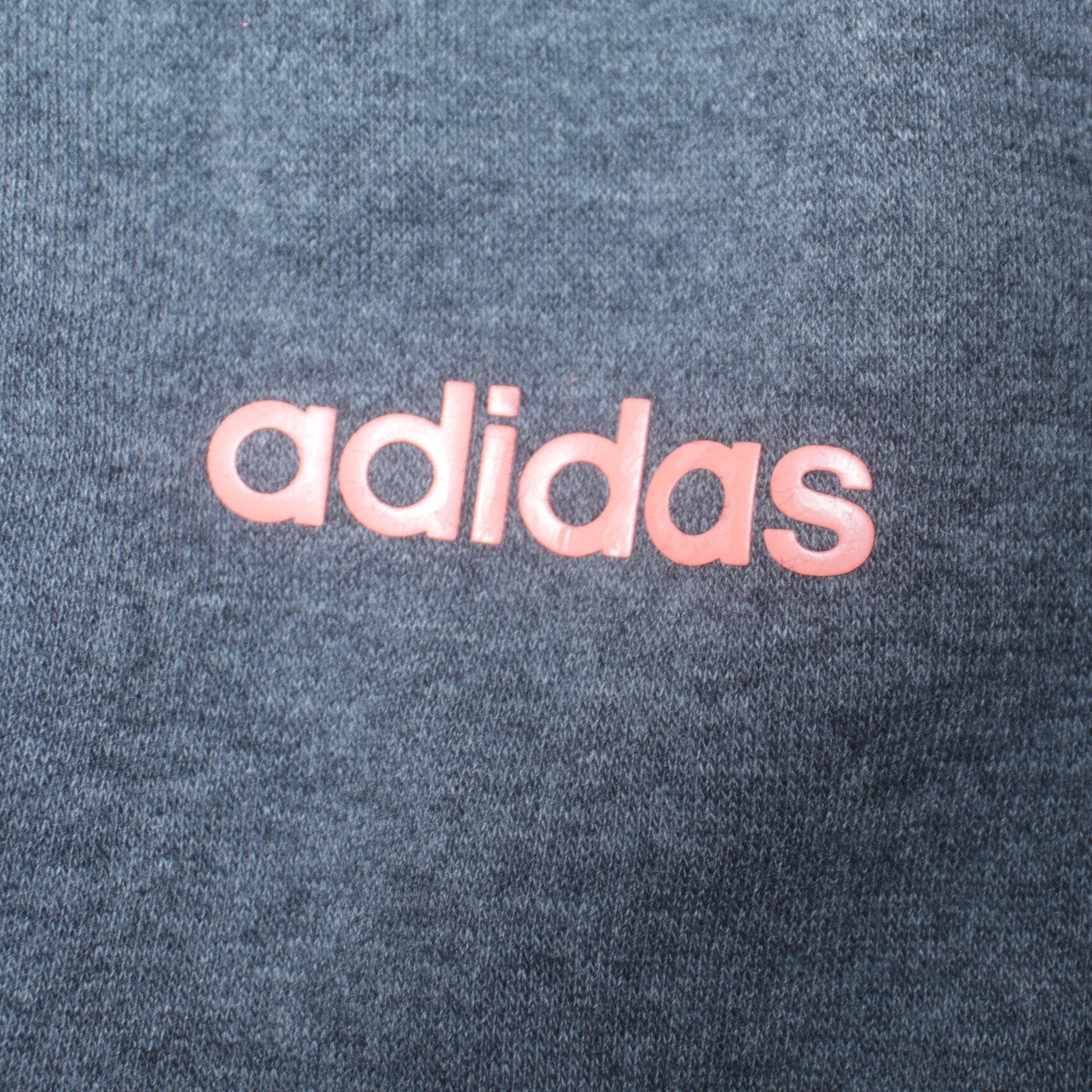 Adidas Womens Grey Orange Crew Neck Pullover Sweatshirt XS