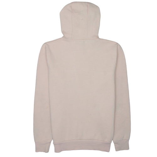 Ellesse Womens Beige Pullover Hoodie Medium Cotton Blend Logo Casual