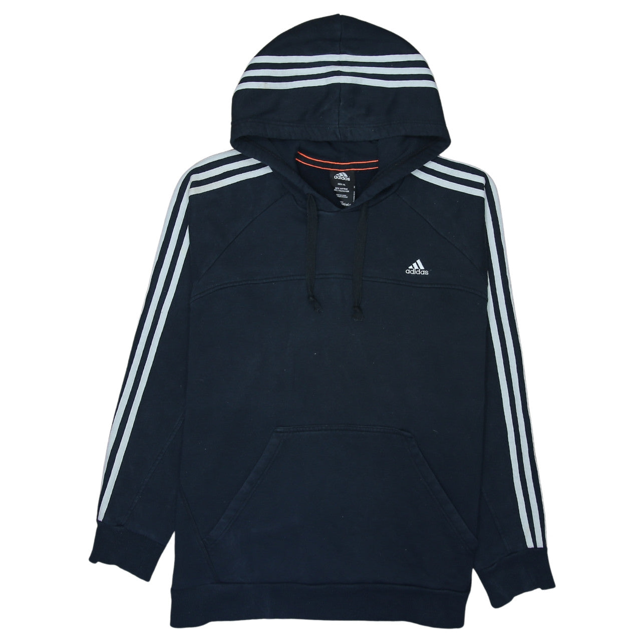Adidas Men Blue XL Pullover Hoodie Essentials Sportswear