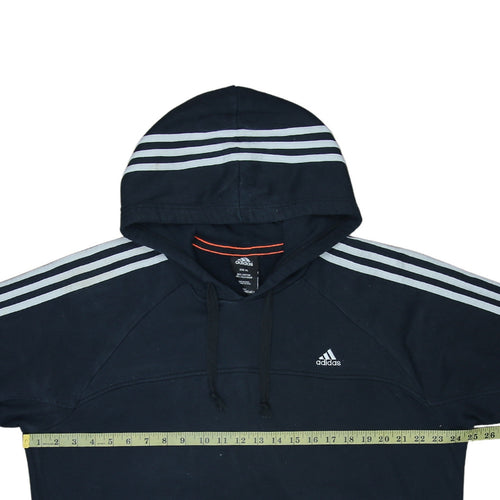 Adidas Men Blue XL Pullover Hoodie Essentials Sportswear