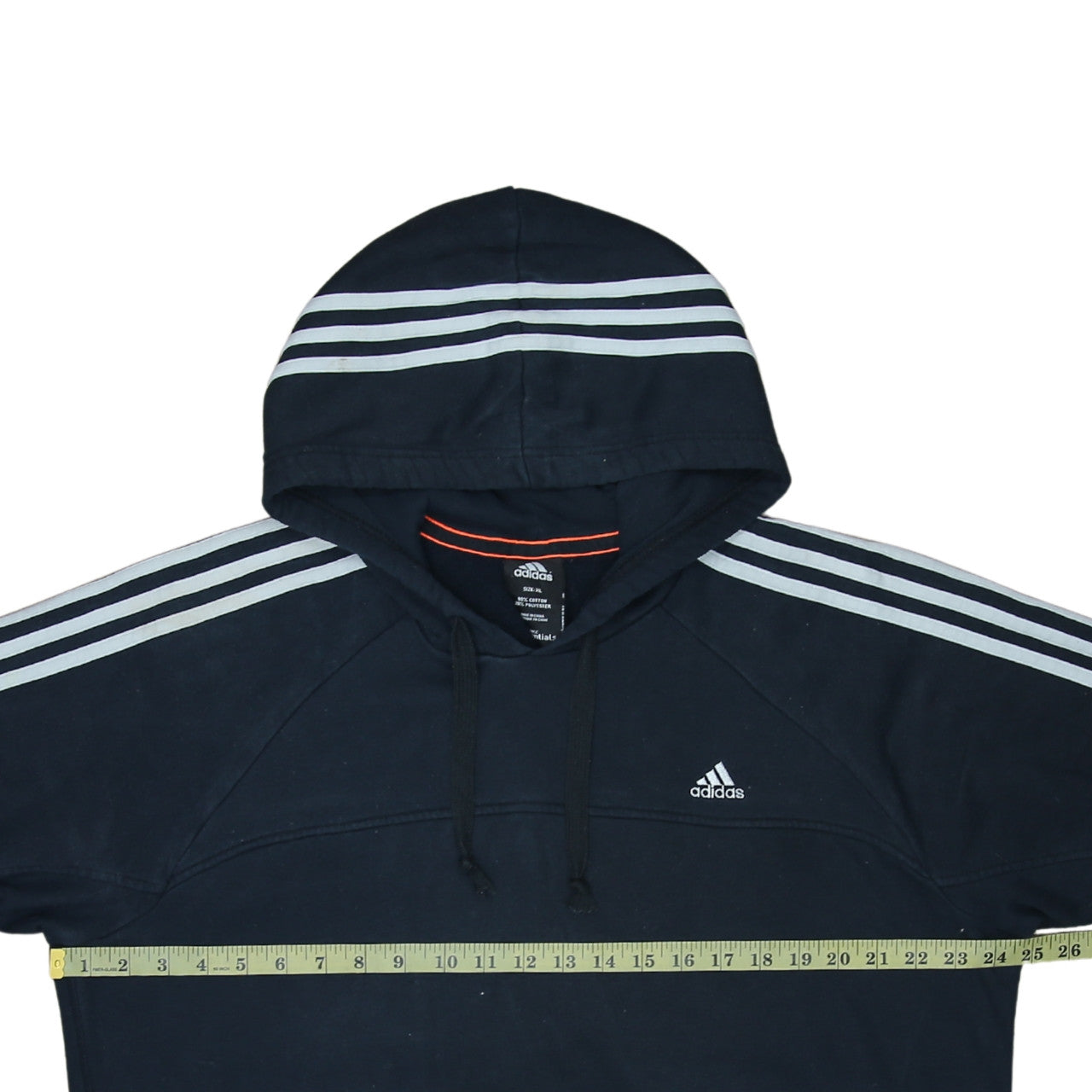 Adidas Men Blue XL Pullover Hoodie Essentials Sportswear