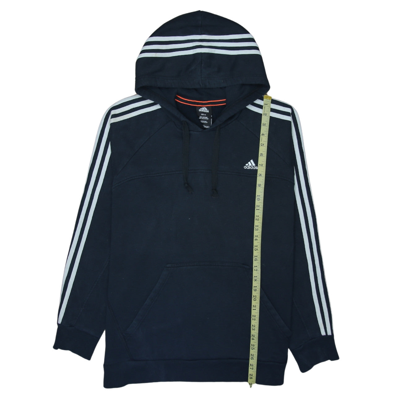 Adidas Men Blue XL Pullover Hoodie Essentials Sportswear
