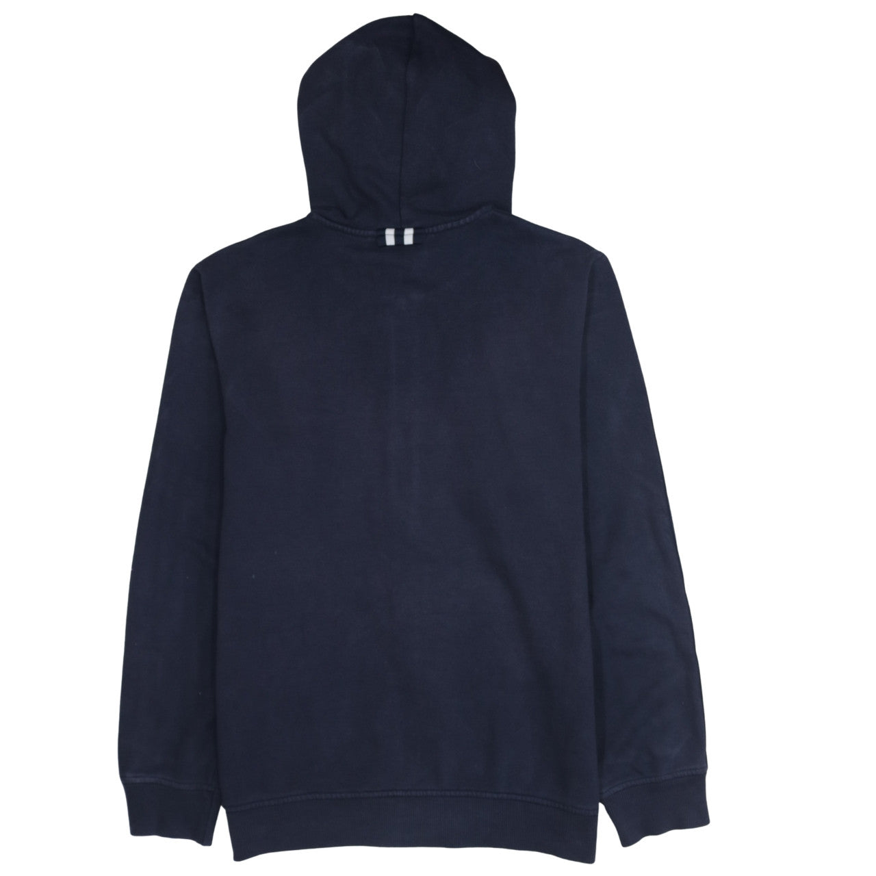 adidas Men's Blue Full Zip Hoodie Size L Classic Fleece Sweatshirt