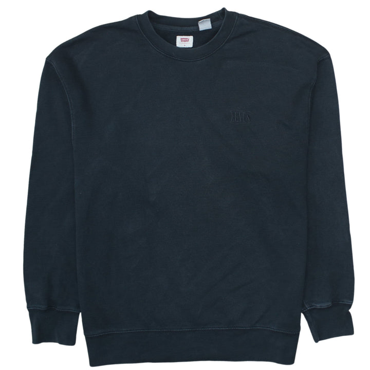 Levi's Men's Blue Relaxed Fit Crew Neck Sweatshirt M
