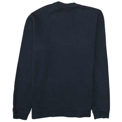 Nike Men's Black Pullover Sweatshirt M Crew Neck Fleece Logo
