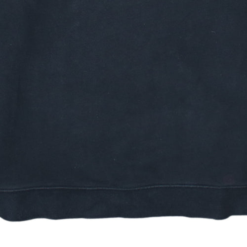 Nike Men's Black Pullover Sweatshirt M Crew Neck Fleece Logo