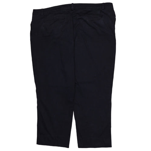 Ralph Lauren Women’s Black Plus Size 20 Chino Cotton Trousers