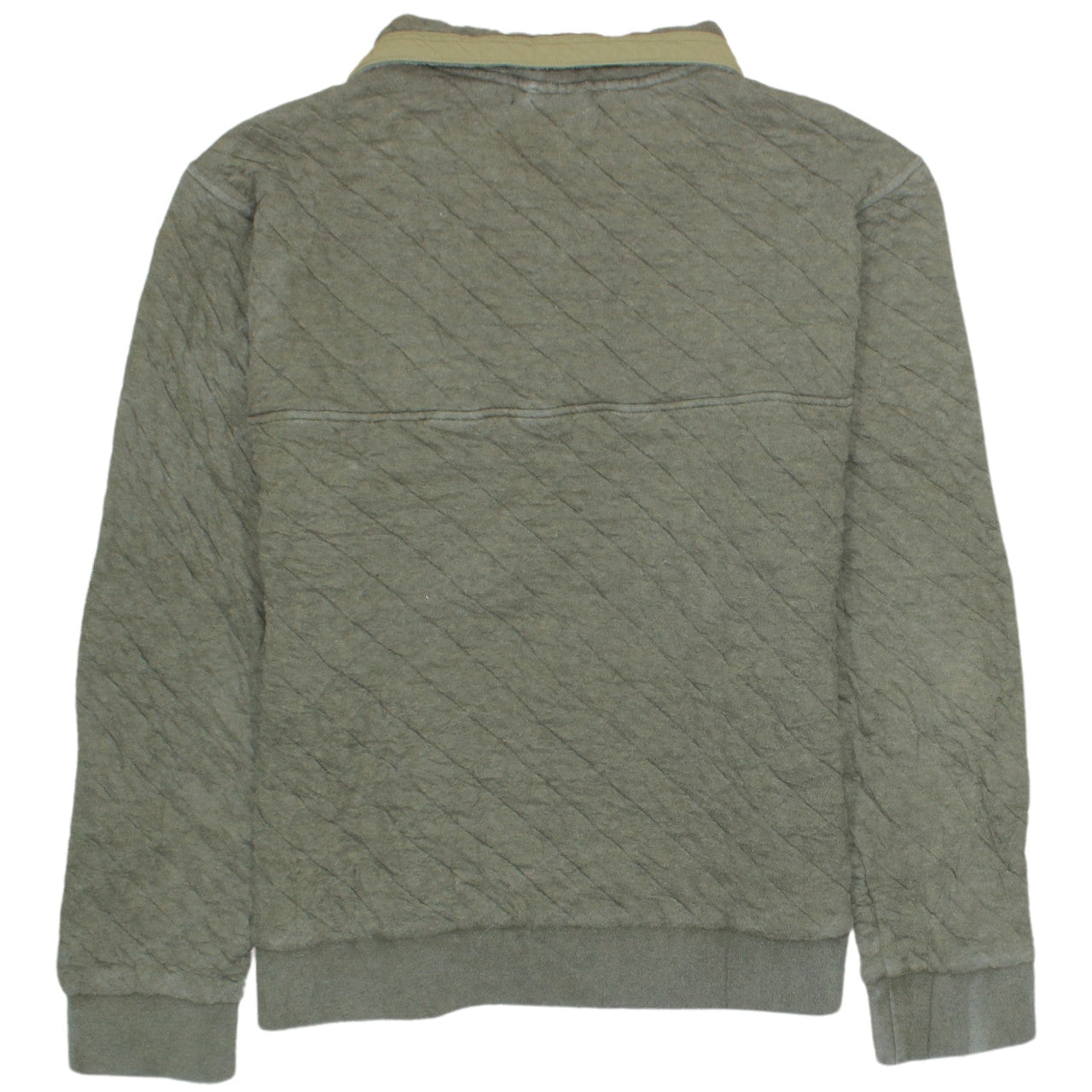 Patagonia Men's Green Quilted Henley Sweatshirt Size M