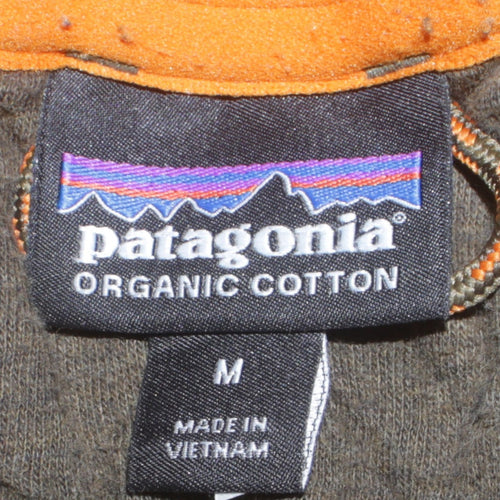 Patagonia Men's Green Quilted Henley Sweatshirt Size M