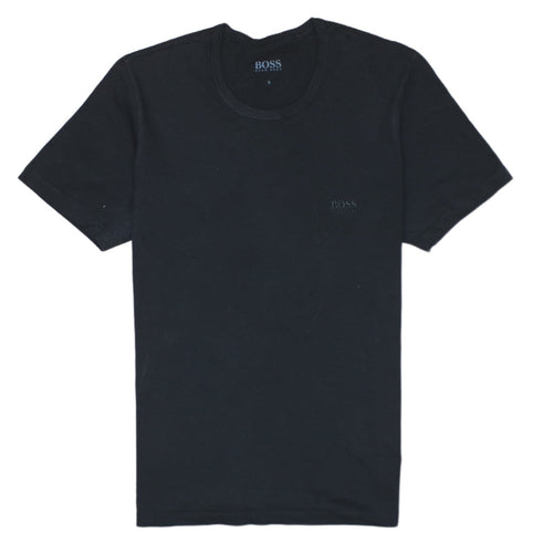Hugo Boss Men's Black Crew Neck Cotton Jersey T-Shirt Size S