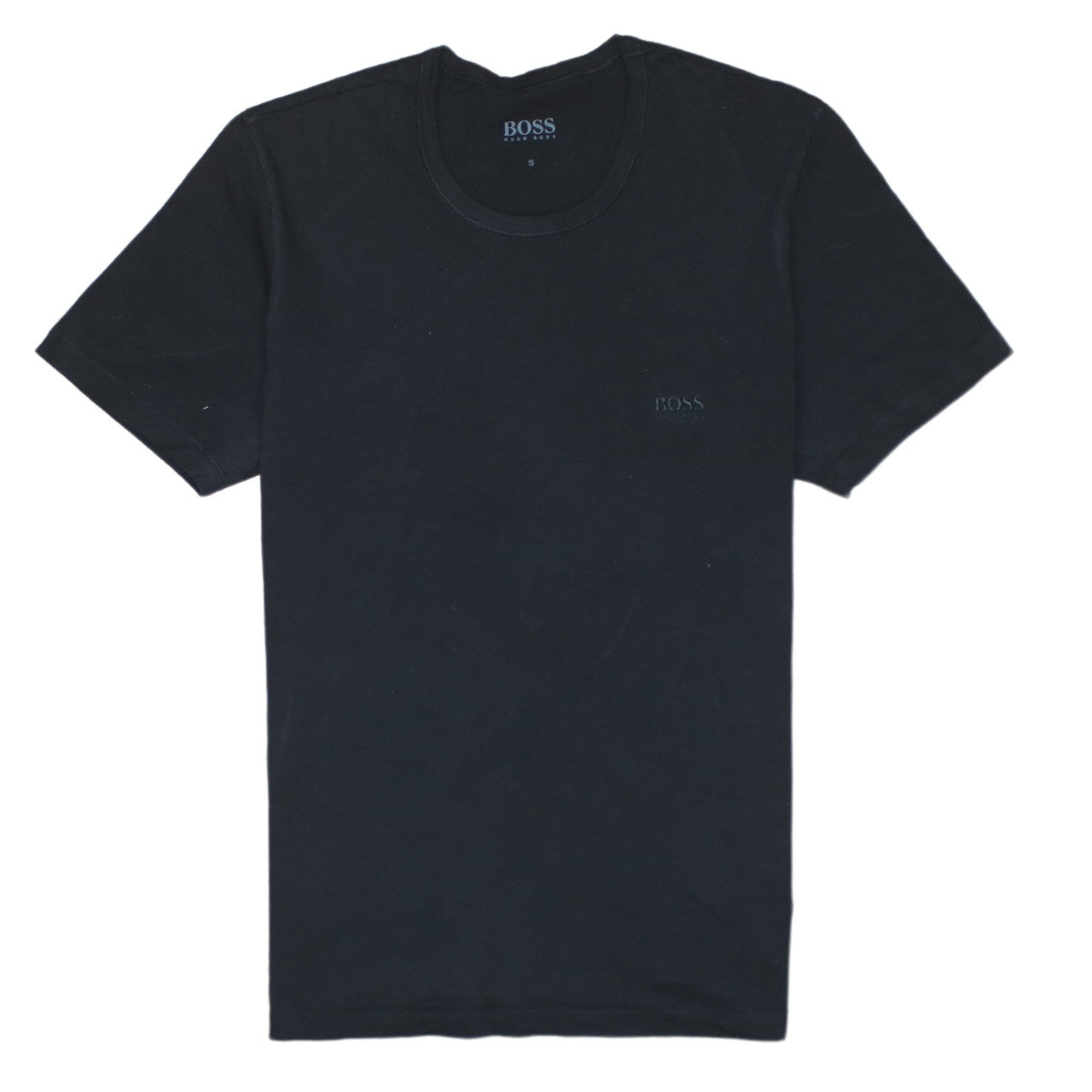 Hugo Boss Men's Black Crew Neck Cotton Jersey T-Shirt Size S
