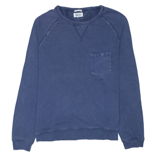 Tommy Hilfiger Denim Mens Blue XL Crew Neck Pullover Sweatshirt