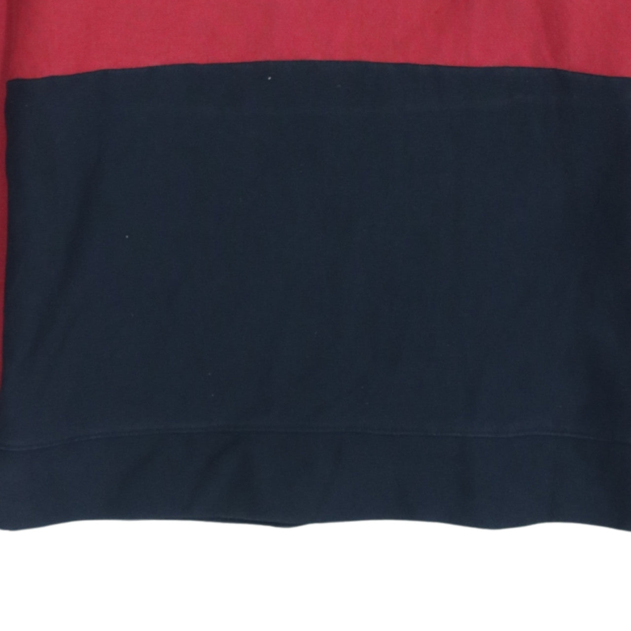 Champion Men's Red Pullover Hoodie Small Logo Graphic Cotton Blend