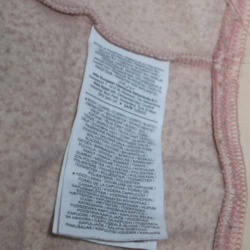 Nike Women Beige Pullover Hoodie Small Hooded Sweatshirt