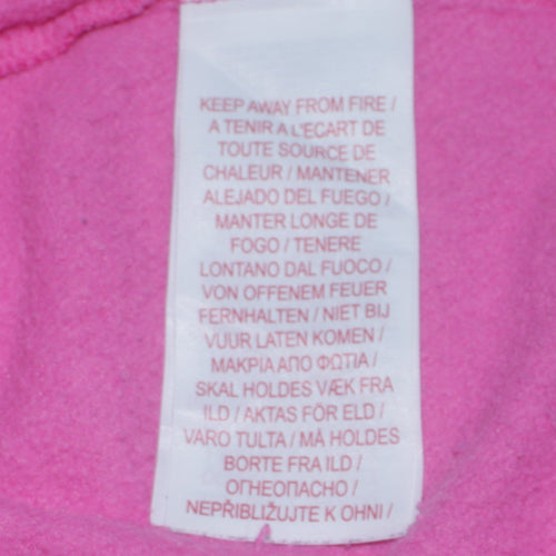 Nike Girls Pink Pullover Hoodie Sweatshirt Size 146 Fleece Logo Hooded