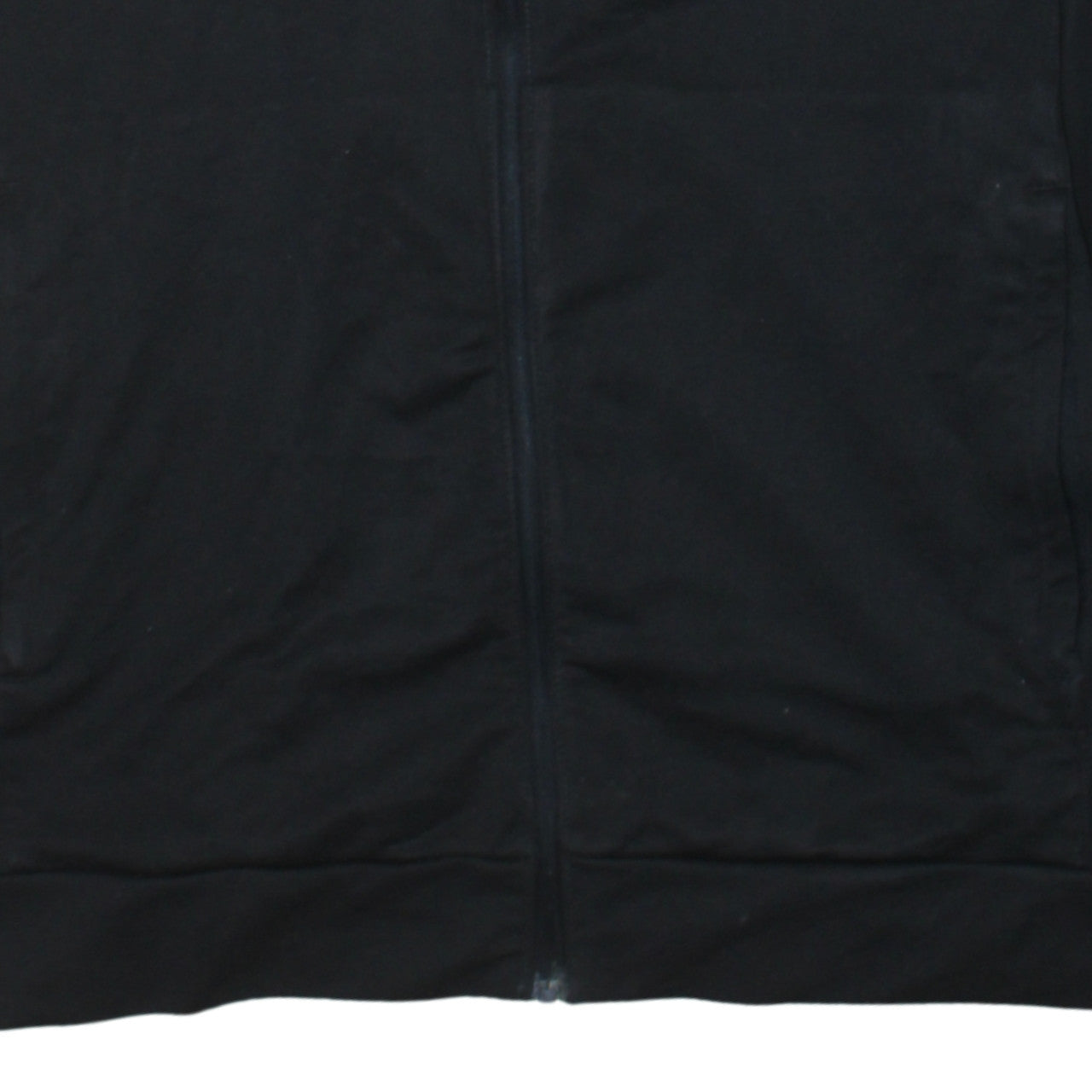 Under Armour Men's Black Track Jacket Size L Sports Zip Top