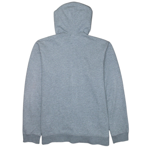 adidas Men Grey Full Zip Hoodie L Regular Fit Sportswear