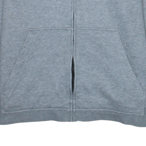 adidas Men Grey Full Zip Hoodie L Regular Fit Sportswear