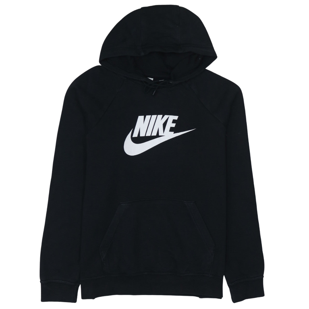 Nike Womens Black Large Pullover Hoodie Sweatshirt with Logo