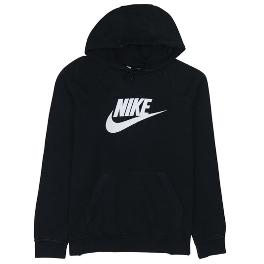 Nike Womens Black Large Pullover Hoodie Sweatshirt with Logo