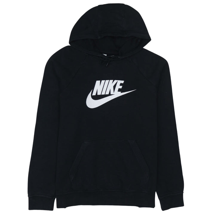 Nike Womens Black Large Pullover Hoodie Sweatshirt with Logo