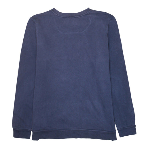 Calvin Klein Jeans Men's Blue Logo Sweatshirt L Pullover Cotton
