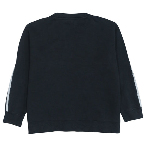 Adidas Women's Black Crew Neck Pullover Sweatshirt Size 14