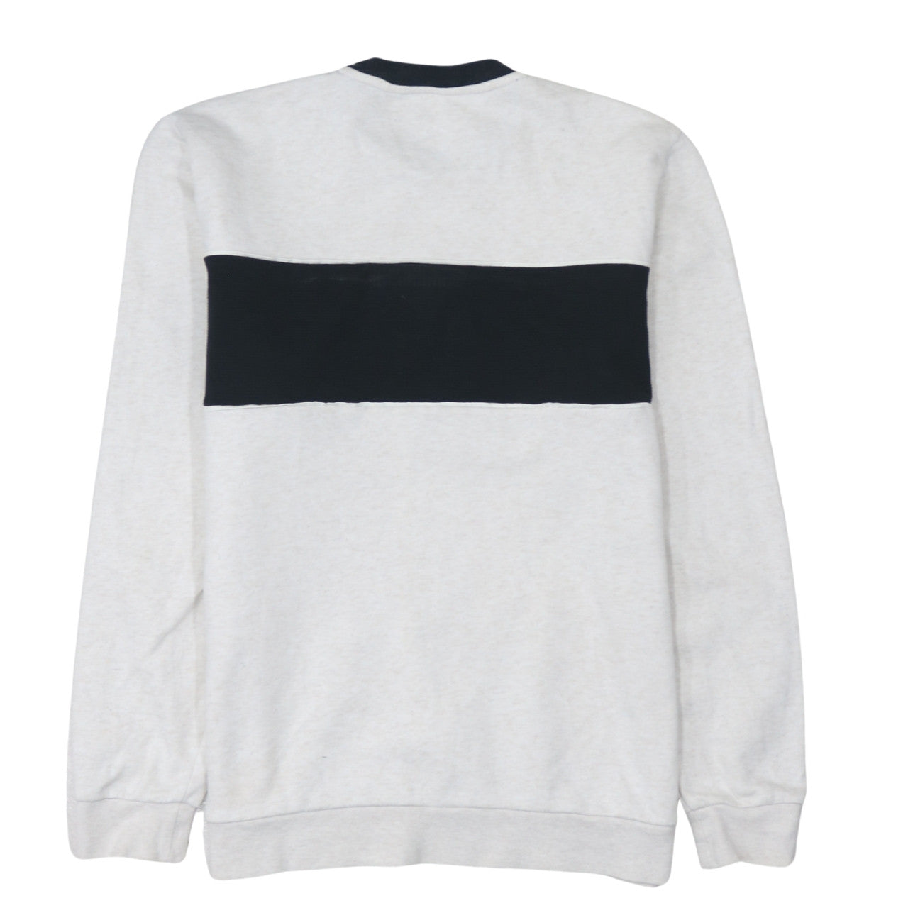 adidas Mens Grey Crew Neck Pullover Sweatshirt M Logo Sportswear