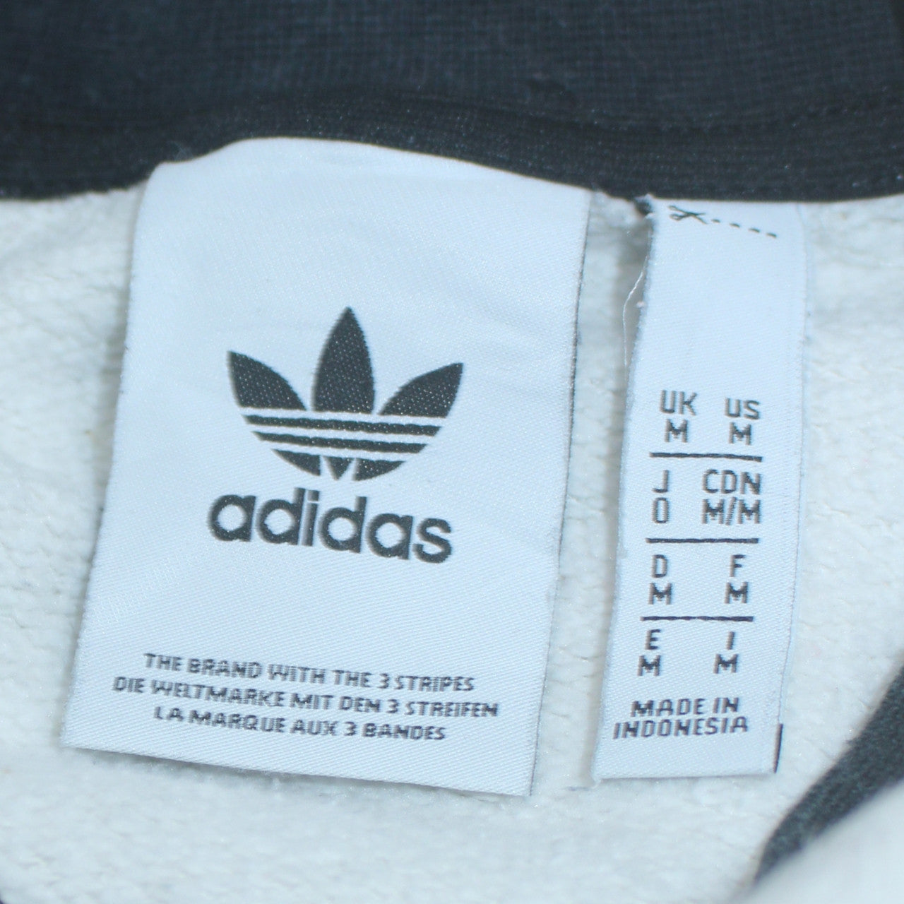 adidas Mens Grey Crew Neck Pullover Sweatshirt M Logo Sportswear