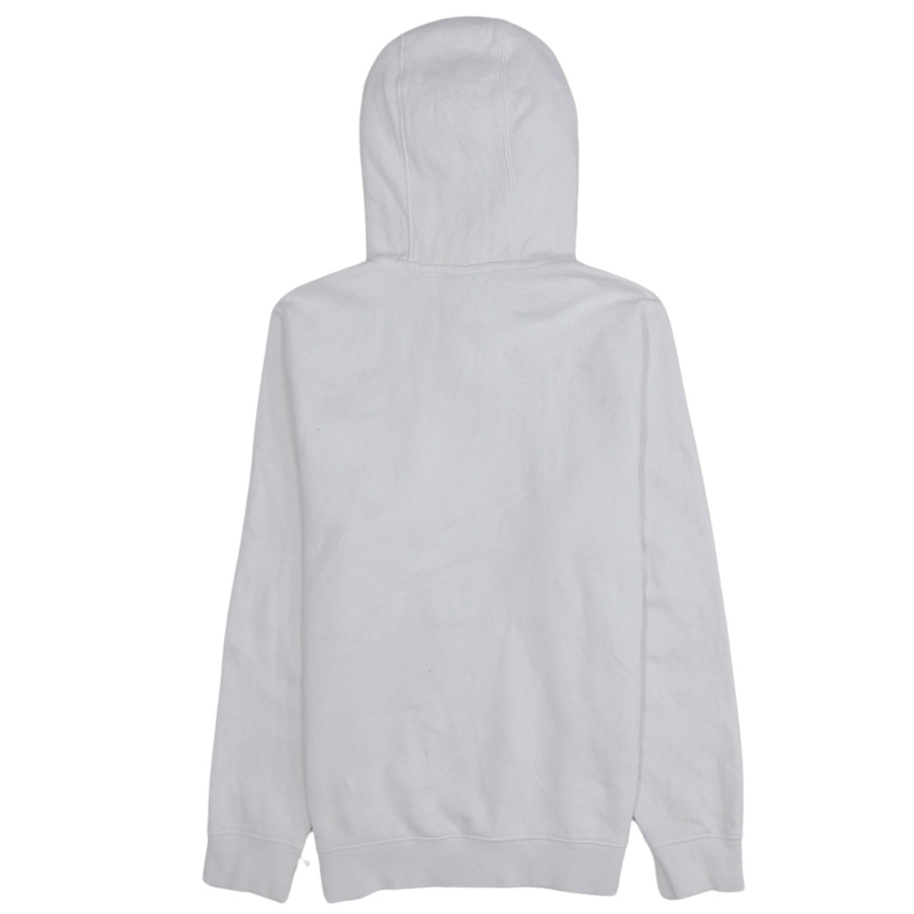 Nike Men's White Pullover Hoodie S Logo Fleece Sweatshirt