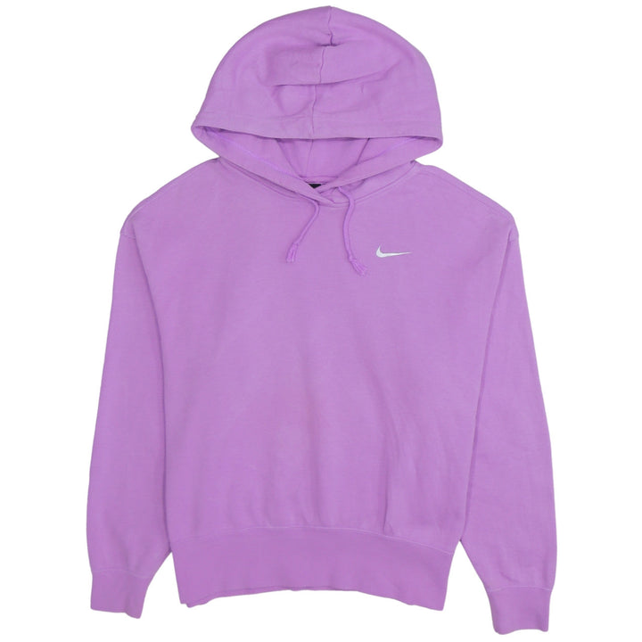 Nike Womens Lilac Pullover Hoodie Medium Cotton Blend Sweatshirt