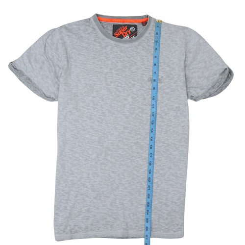 Superdry Women's Grey Basic Crew Neck Short Sleeve T-Shirt M