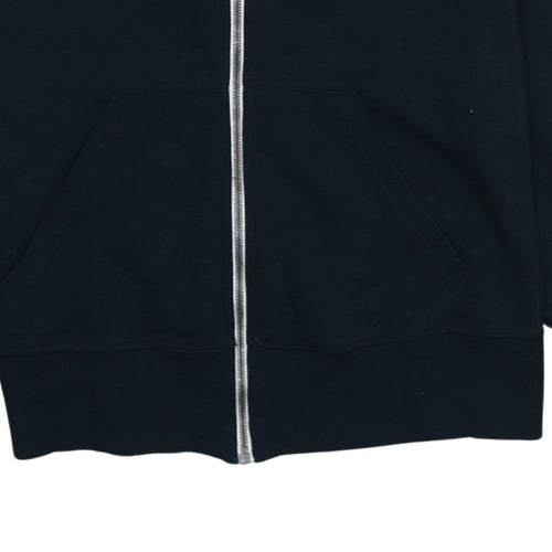 Reebok Women's Black Full Zip Hoodie Size L Cotton Blend