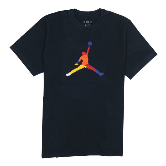 Jordan Men's Black XL Sports Graphic T-Shirt | Cotton Crew Neck