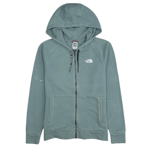 The North Face Women’s Green Full Zip Hoodie Size M - Hooded Sweatshirt