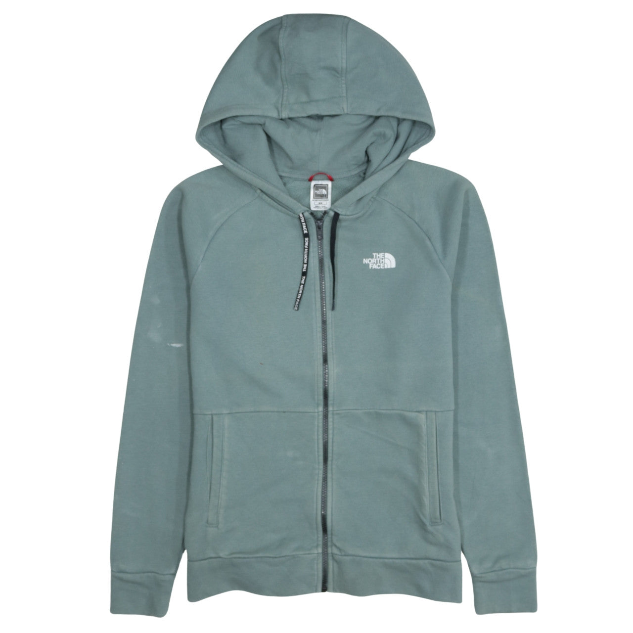 The North Face Women’s Green Full Zip Hoodie Size M - Hooded Sweatshirt