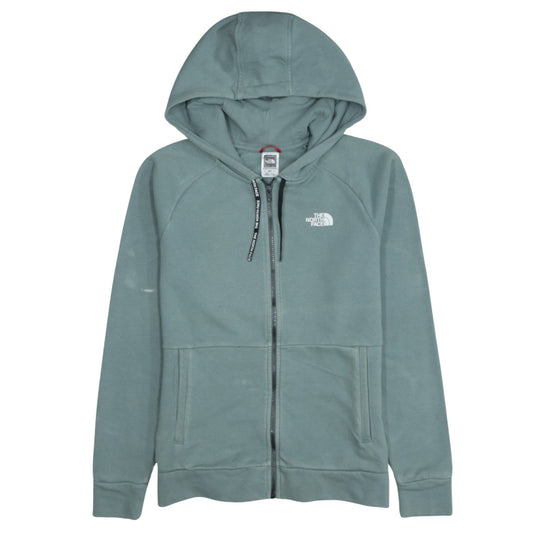 The North Face Women’s Green Full Zip Hoodie Size M - Hooded Sweatshirt