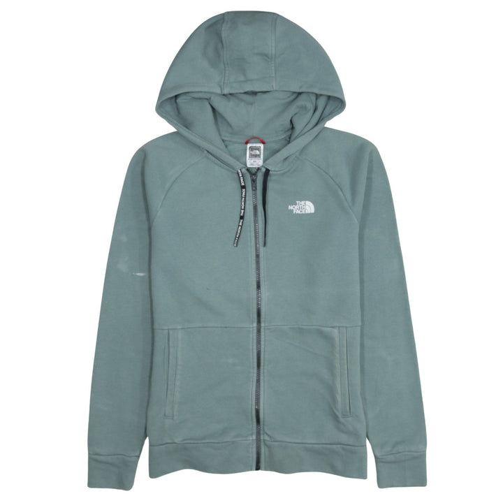 The North Face Women’s Green Full Zip Hoodie Size M - Hooded Sweatshirt