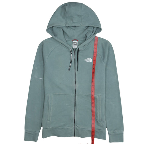 The North Face Women’s Green Full Zip Hoodie Size M - Hooded Sweatshirt